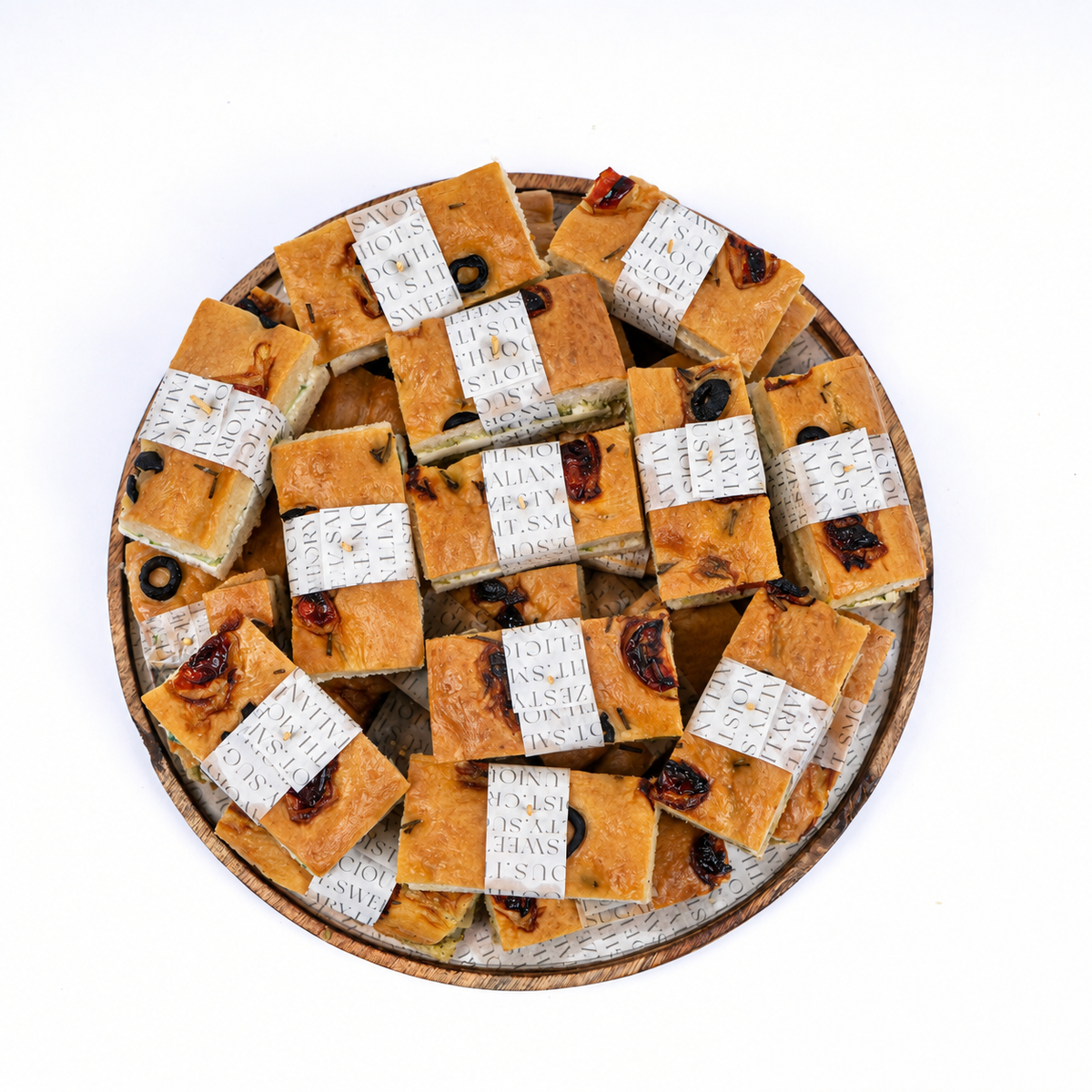 Assorted Focaccia Bird’s Nest