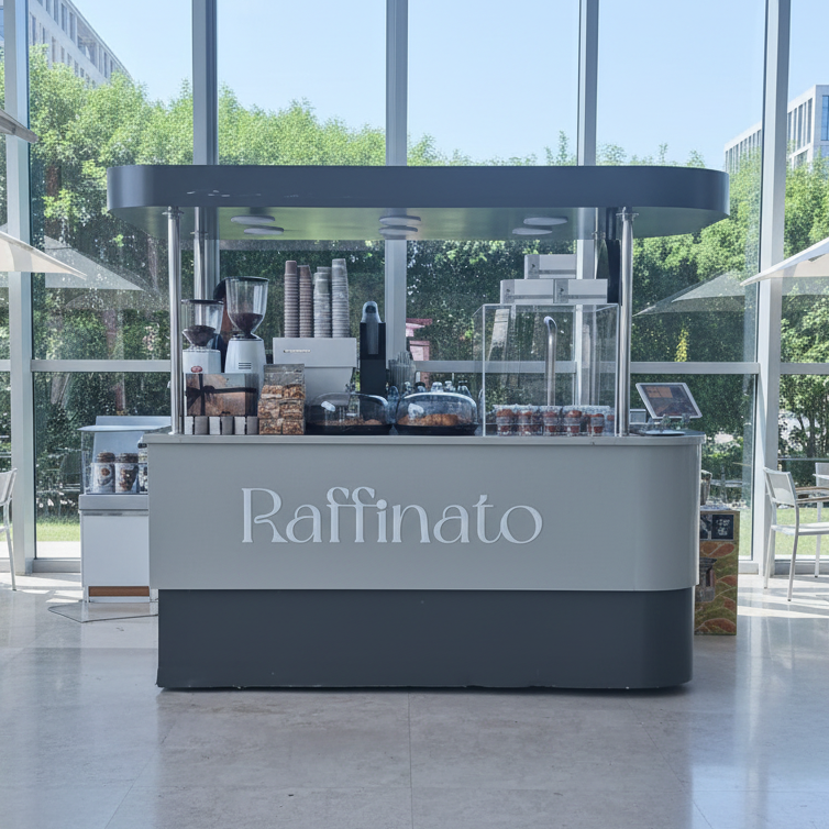 Raffinato Coffee Kiosk Wide View